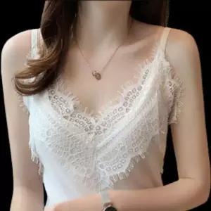 [오노마] ONM 쥬디제이 레이스나시 여성민소매티 골지나시 여성나시