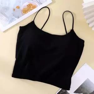 [오노마] ONM 이너나시 무지 크롭 여자 민소매 캡나시