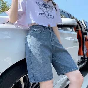 [오노마] ONM 여성 3컬러 일자핏 5부팬츠 데님반바지 청반바지