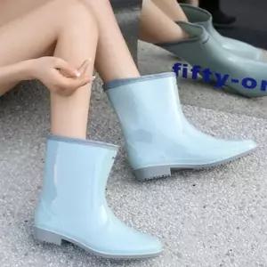 [오노마] ONM 여성 6컬러 말랑말랑 미들부츠 레인부츠 장마철 장화