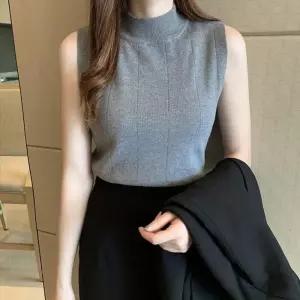 [오노마] ONM 131000048 반목 니트 민소매티 민소매나시 티숙 하이