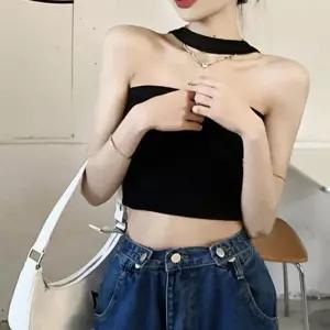 [오노마] ONM 목끈 브라탑 홀터넥 필라폴웨어 레이어드 이너 나시