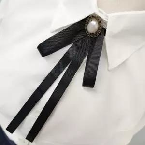 정장타이 넥타이 졸업 입학 리본 브로치 학예회