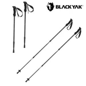 [백화점 정품] 블랙야크 BLACKYAK 남여공용 충격 흡수 등산스틱 베이직4단듀랄루민SET스틱 130 2BYSTXV902