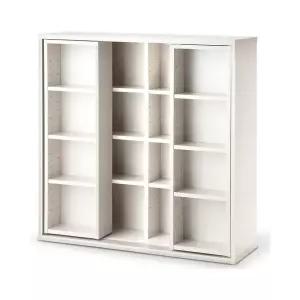 슬라이딩 만화책장 거실 회전 책꽂이 대용량 수납장 틈새 신발장 다용도 랙