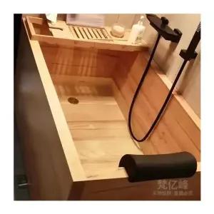 펜션 히노끼탕 목욕 노천탕 반신욕 욕조 오크 원목 풀빌라 목조