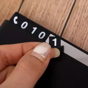 [CAR] 프라이버시 듀얼 주차번호판 블랙