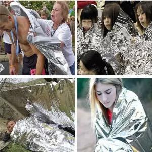 담요 비상 은박 130cmX210cm 보온 사이즈