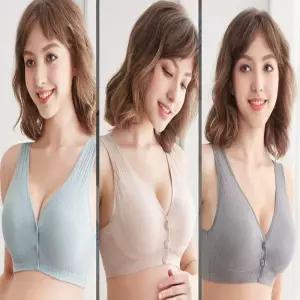 [오노마] ONM 노와이어브라 코튼 똑딱이 편한브라 수유브라