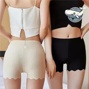 [오노마] ONM 여성 통기성 아이스 실크 물결 속바지 3부