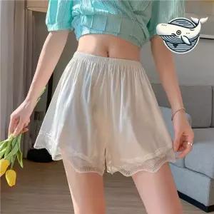 [오노마] ONM 여름 시원한 레이스 쿨링 속바지 실키 원단