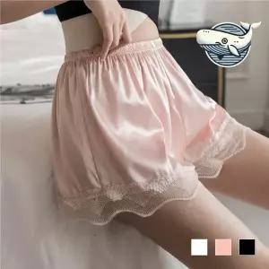 [오노마] ONM 우아한 실크 레이스 속바지 부드러운 여성 잠옷