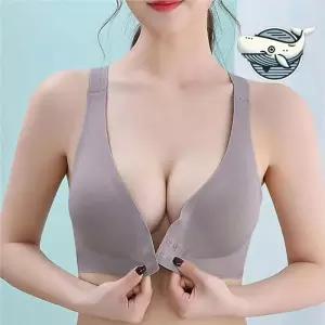 [오노마] ONM 편안한 노와이어 앞후크 브라렛 부드러운 심리스