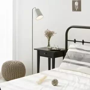 [마이모노샵][마이모노샵] 깔끔한 메탈 실버 거실 안방 장스탠드 분위기연출 (17057225)