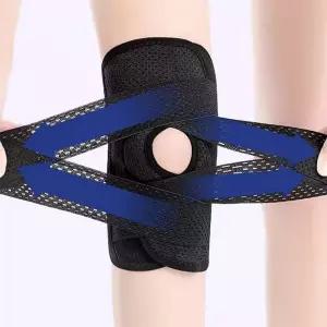 8세대 관절보호 V 더블 무릎보호대 실리콘 패드 스트랩