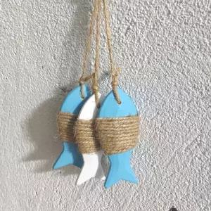 소품 테코 물고기 인테리어 액막이 빈티지 마린 행잉