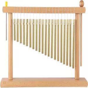 선 요가 명상 마음챙김을 위한 20 톤 테이블탑 윈드 차임 핸드 사운드 힐링 기구