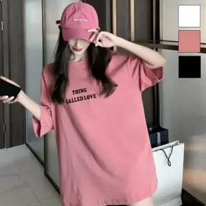 [오노마] ONM 여성 오버핏 레깅스 숏팬츠 코디 러블리레터링 티셔츠