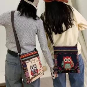 [오노마] ONM 여성 미니 슬링백 캐주얼 기본형 올데이 부엉이 가방