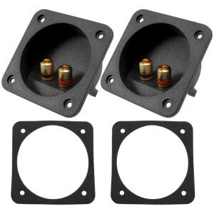 DIY 가정용 자동차 스테레오 나사 컵 커넥터 서브우퍼 플러그 양방향 스피커 케이스 터미널 바인딩 포스트