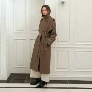 [샌드베이지](광주신세계)실크 블렌드클래식 트렌치_2color