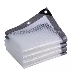 야외 투명 방수포 햇빛 옥상 가리개 방풍 천막 대형