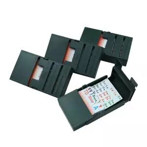 마작패 타일 비기너 휴대용 세트 색계 마노 미니 중국 트레이 여행