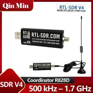 SDR V4 소프트웨어 정의 라디오 수신기 RTL-SDR RTL2832U 1PPM TCXO HF BiasT SMA