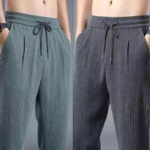 [JED] 아이스 작업복 여름 쿨 트레이닝 남성 팬츠 신축성 바지 냉감 고무줄