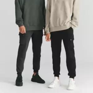 [JED] 밴딩 카고 바지 스판 남성용 기능성 작업 쿨링 조거팬츠