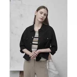 [올리비아로렌] 스탠카라 크롭자켓VVCFU5M4271 [P003783833]