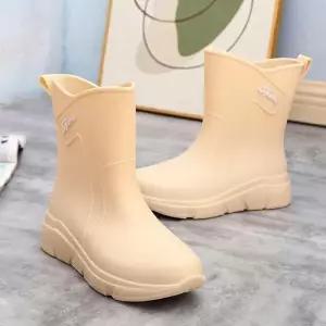 [오노마] ONM 소프트 미들 여성 레인부츠 장화 레인슈즈 논슬립 3컬