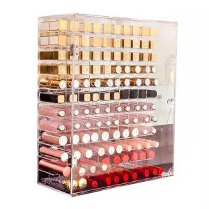 매니큐어 보관대 아크릴 립 진열대 계단식 선반 정리대
