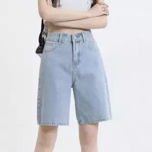 [오노마] ONM 여성 캐주얼 데님 반바지 와이드 청 5부팬츠 데일리룩