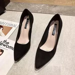 [오노마] ONM 스웨이드 스틸레토 펌프스힐 여성 킬힐 슈즈 신발