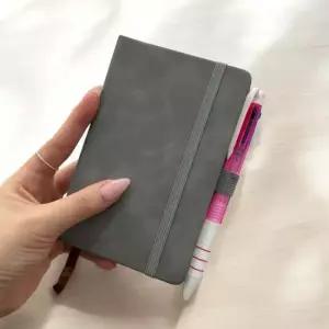 다이어리 A6 노트 그레이 만년다이어리 업무다이어리