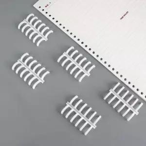 6공 스프링 셀프 제본 바인더 루즈링 화이트