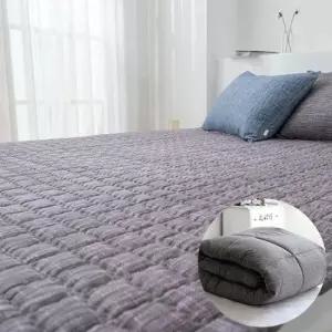 손님이불 엘레나 이불패드세트 SS 그레이 양면 사계절이불 침구