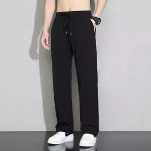 2색 일자 팬츠 남자 통바지 슬림핏 여름 시원한 밴딩