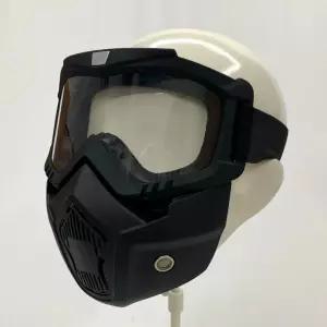 아웃도어 분리형 방풍 고글 마스크 투명
