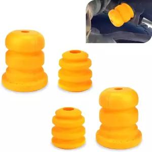 MLY 4 PCS 프론트 리어 범프 스토퍼 서스펜션 스톱 컨트롤 암 범퍼 충격 흡수 블록 교체 OEM 151533958