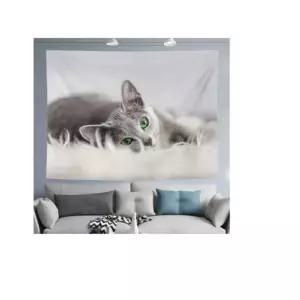 특대 러시안블루 패브릭 포스터 가림막 커튼 가리개 커텐 바란스 가림천 천포스터 가림천