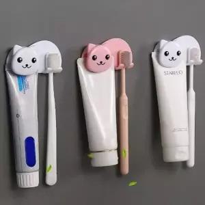 벽걸이 칫솔꽂이 무타공 칫솔 거치대 스텐 욕실 치약_24778127