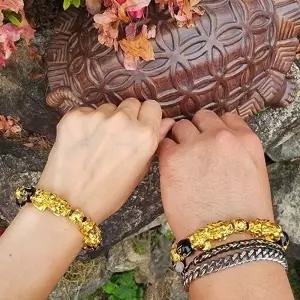 흑도요석 비휴 재물운 8mm 팔찌