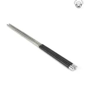 엣지 진공 스텐 젓가락 미끄럼방지 식사도구 주방용품