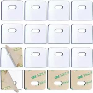 SOGEWO (16세트/32피스) 수직 블라인드 교체용 슬랫 및 부품용 투명 수리 탭 탭/블라인드 고정 장치