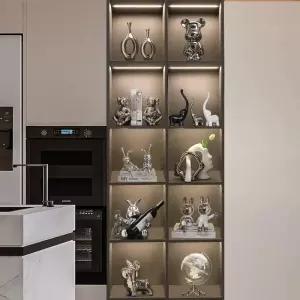 강아지 벌룬독 와인거치대 홀더 거치대 와인잔 푸들