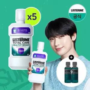 [리스테린][토케마100mlx2개증] 리스테린 헬씨 브라이트 750ml x5