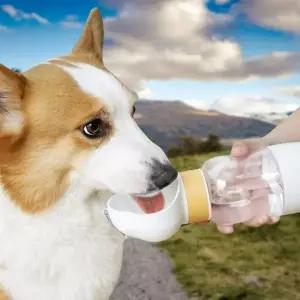 [에이치플러스몰]SPS 휴대용 애견물통 강아지산책물병 350ml 애견물병 개물통
