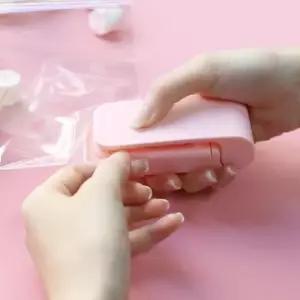 휴대용 미니 밀봉기 비닐접착기 과자밀봉기 가정용